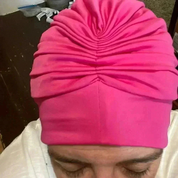 Vintage style retro polyester latex swim cap - Picture 2 of 7
